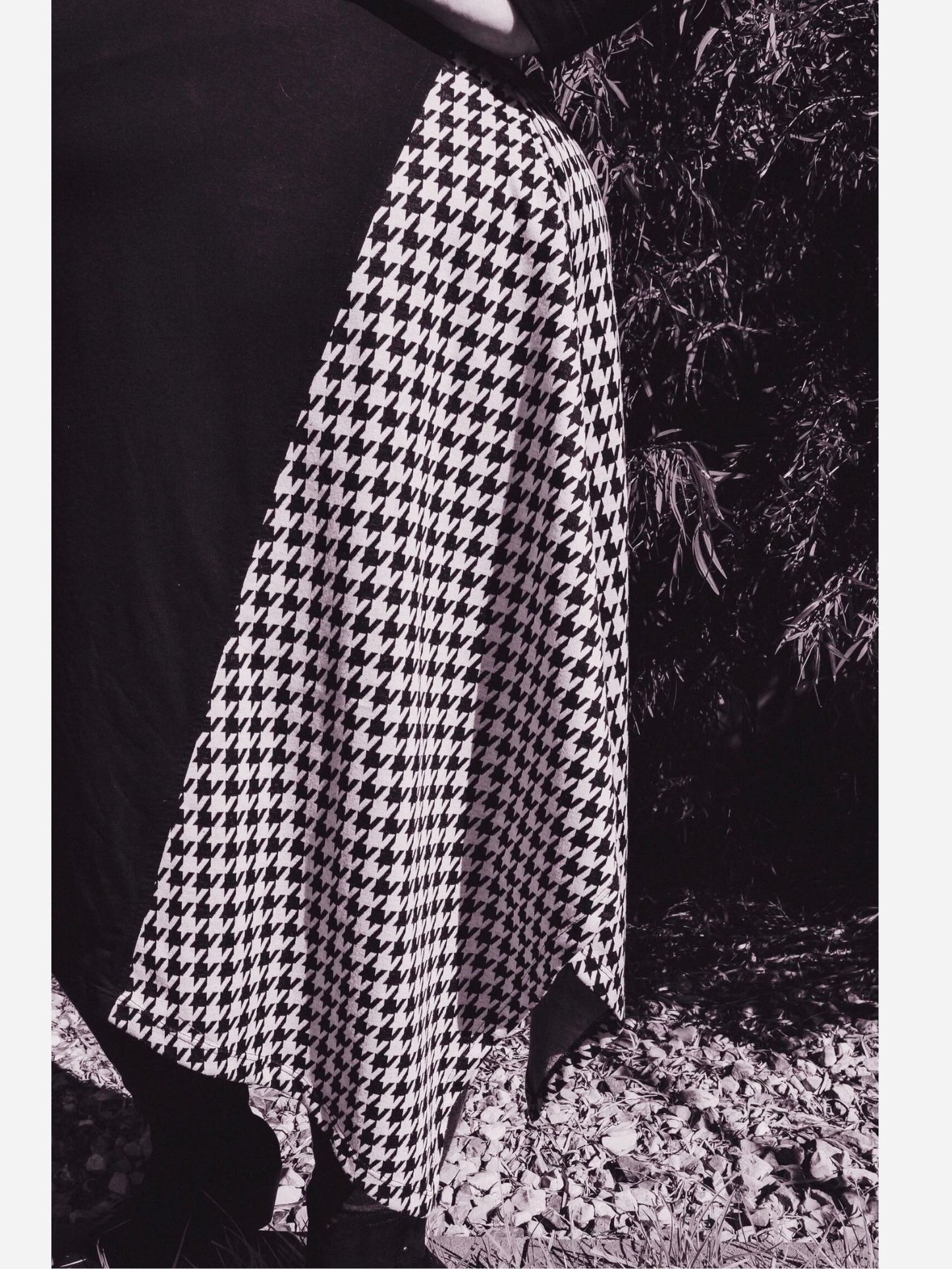 Asymmetric Turtleneck Dress