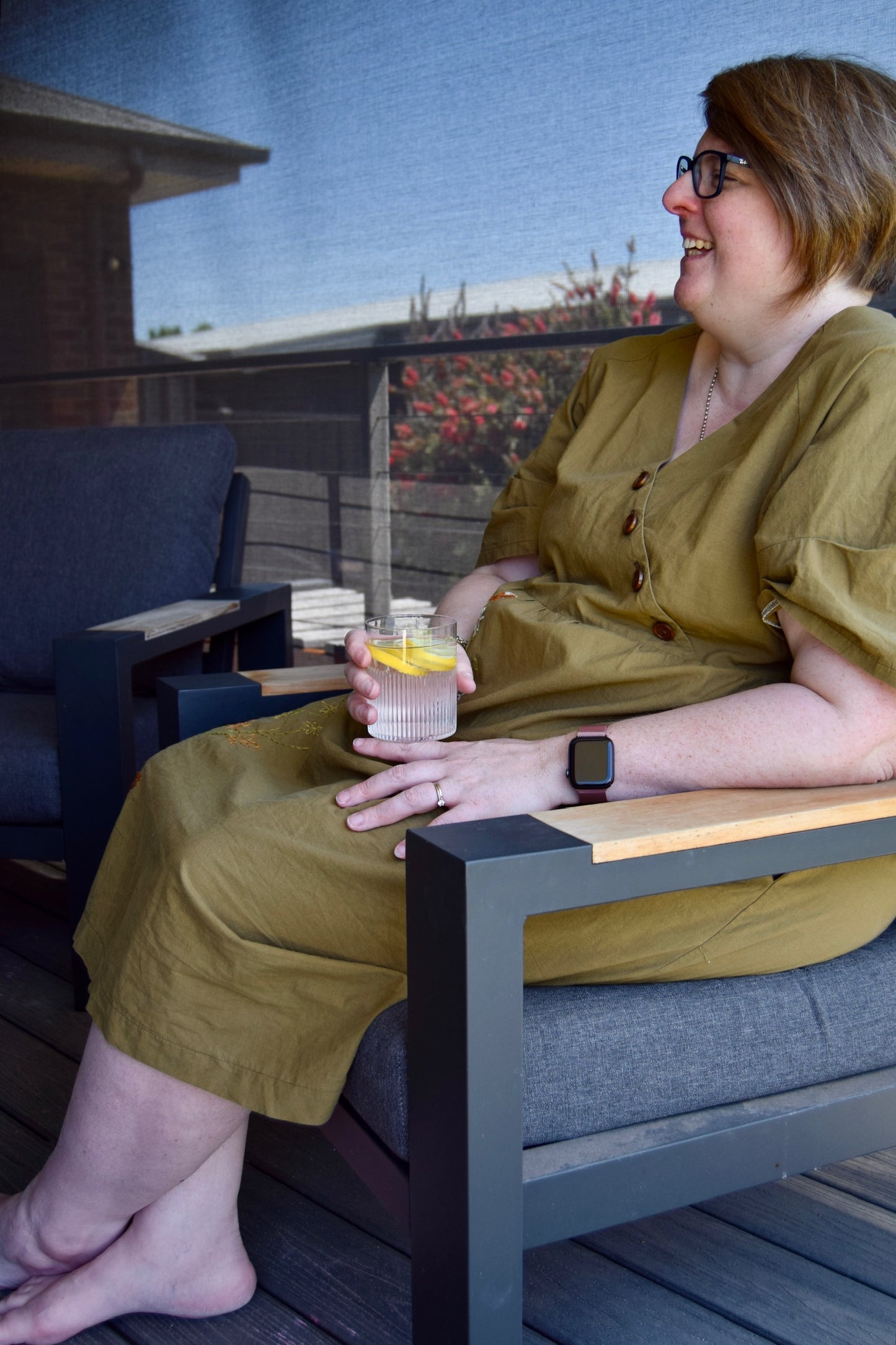 Puff Sleeve Dress, Sample