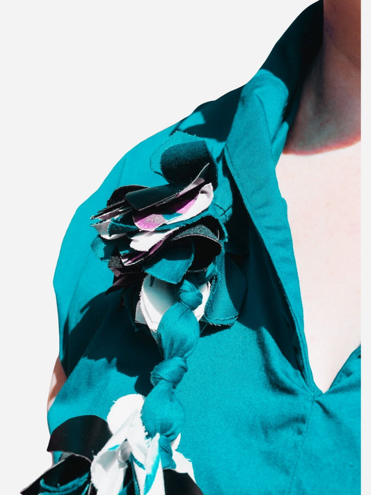 Drapey Dress with Collar