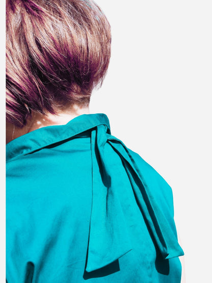 Drapey Dress with Collar