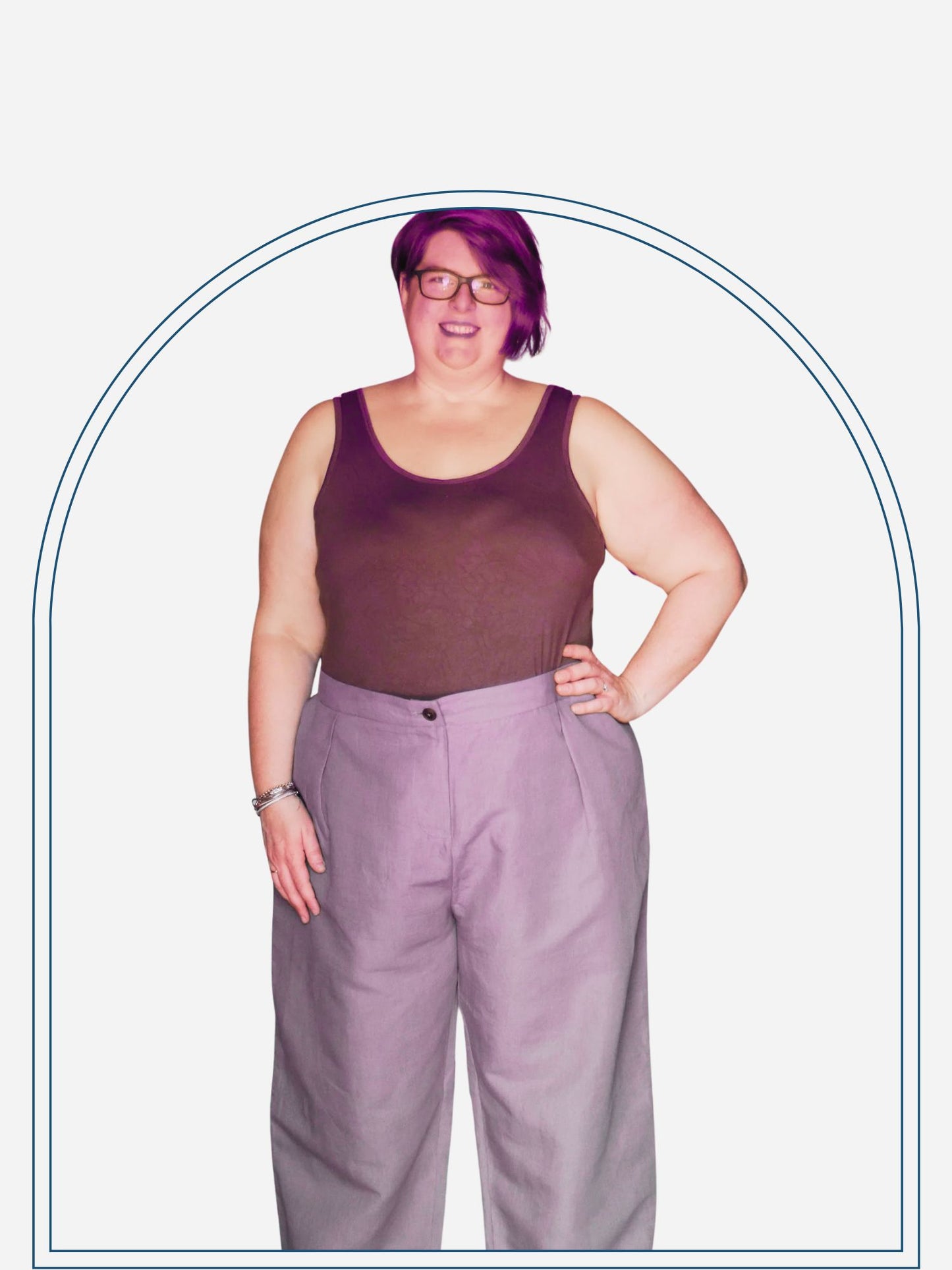 High-Waisted Wide Pants