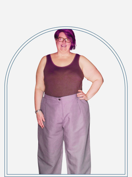 High-Waisted Wide Pants