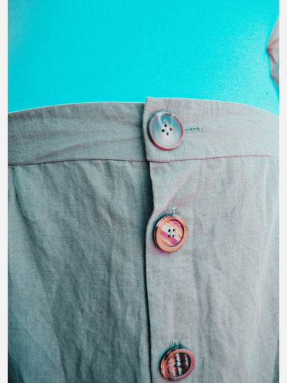 Button-Through Skirt